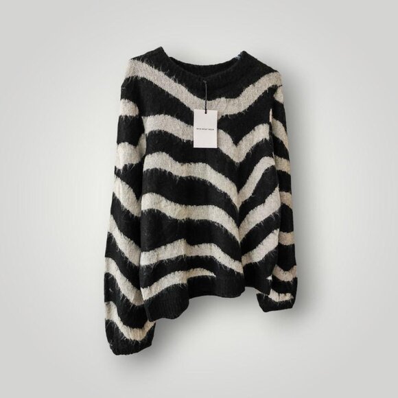 Who What Wear Black/White Sweater – XX-Large - Picture 1 of 1